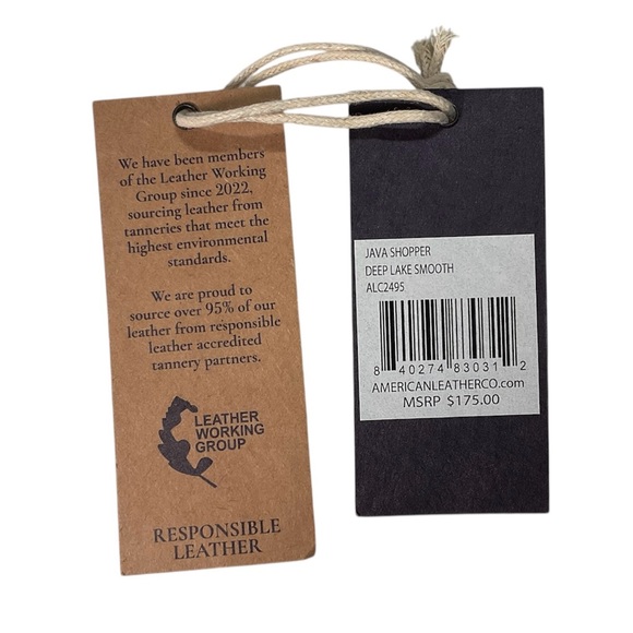 Teal Leather Shoulder Bag - Picture 4 of 13